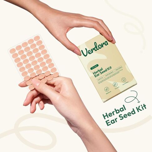 مجموعة الوخز بالإبر لبذور الأذن من فيردورا، 270 قطعة من الملصقات الأذنية مع ملاقط، تحديد الوجه وتوازن الجسم، العناية بالجمال in Kuwait