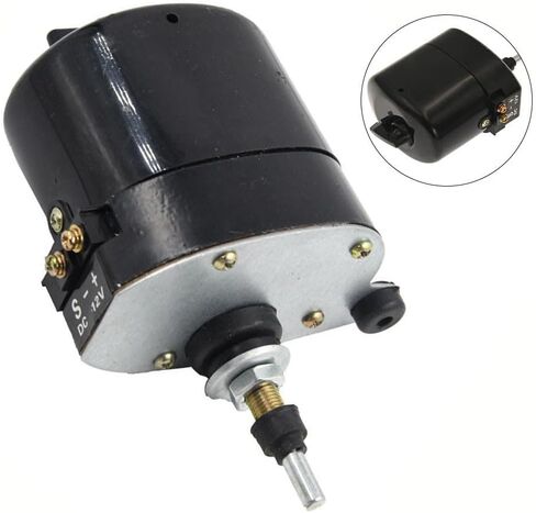 Electric Windscreen Wiper, Windscreen Wiper Motor with Arm Blades 12 V for Fishing, Boat, Caravan, RVs, Tractor (Motor),Motor in Kuwait