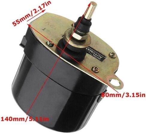 Electric Windscreen Wiper, Windscreen Wiper Motor with Arm Blades 12 V for Fishing, Boat, Caravan, RVs, Tractor (Motor),Motor in Kuwait