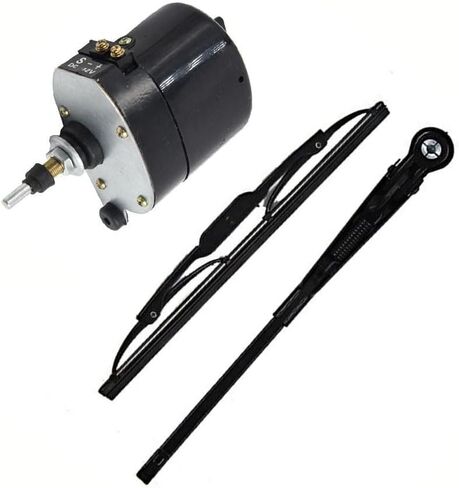 Electric Windscreen Wiper, Windscreen Wiper Motor with Arm Blades 12 V for Fishing, Boat, Caravan, RVs, Tractor (Motor),Motor in Kuwait