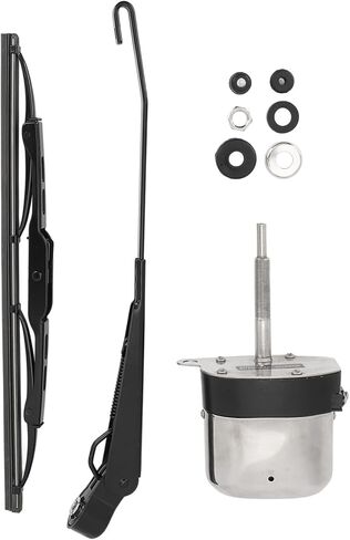 Electric Motor Windshield Wiper Kit Easy Installation for Fishing Boat UTV Metal Long Shaft Motor in Saudi Arabia