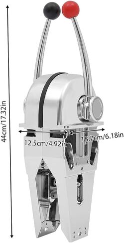 Twin Lever Marine Throttle Control - Zinc Alloy Design for Smooth Engine Operation - Top Mount, Durable & Reliable Control for Boats and Marine Applications in Saudi Arabia