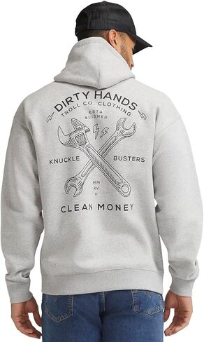 TROLL CO. CLOTHING Twisting Wrenches Heavyweight Hoodie Pullover in Saudi Arabia