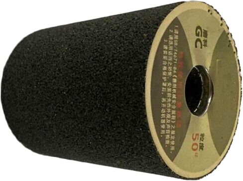 M10 Thread Cylindrical Emery Grinding Wheel 50x40mm, Silicon Carbide Abrasive Head for Chamfering, Edge Finishing and Hole Smoothing on Stone, Tile and Ceramic Compatible with 100 Type Angle Grinder in Saudi Arabia