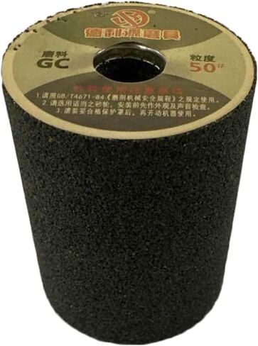 M10 Thread Cylindrical Emery Grinding Wheel 50x40mm, Silicon Carbide Abrasive Head for Chamfering, Edge Finishing and Hole Smoothing on Stone, Tile and Ceramic Compatible with 100 Type Angle Grinder in Saudi Arabia