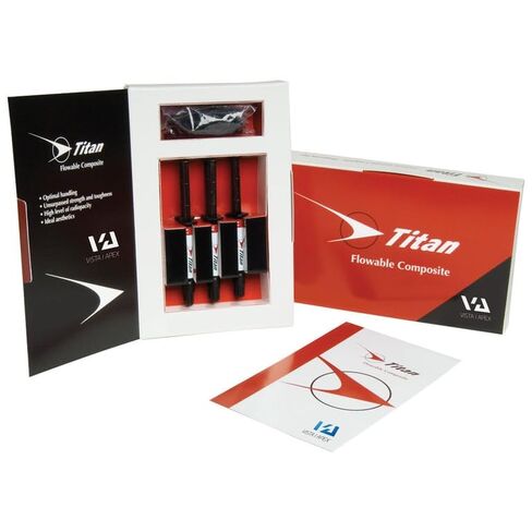 Vista Dental 90009 Titan Flowable Composite Syringes A2 6/Pk 1.5 Gm in Kuwait