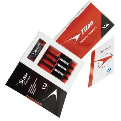 Vista Dental 90009 Titan Flowable Composite Syringes A2 6/Pk 1.5 Gm in Kuwait