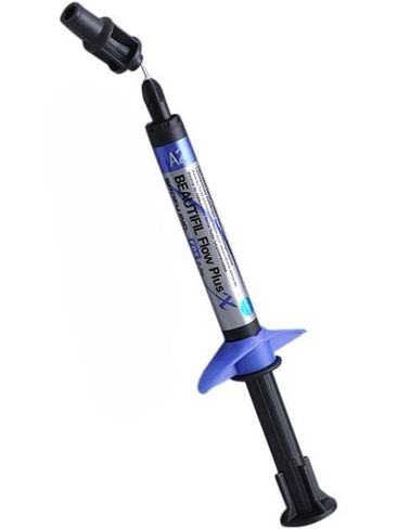 Shofu Dental YE2322, Beautifil Flow Plus X Low Flow Composite Syringe F03 A2 2.2 g, Nano S-PRG Hybrid Injectable Light-Cure Restorative Material in Kuwait
