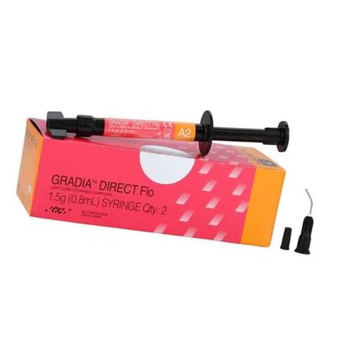 GC 002279 Gradia Direct Flo Flowable Composite Restorative Syringe A2 1.5 Gm in Kuwait