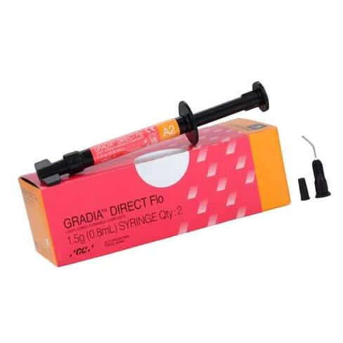 GC 002279 Gradia Direct Flo Flowable Composite Restorative Syringe A2 1.5 Gm in Kuwait