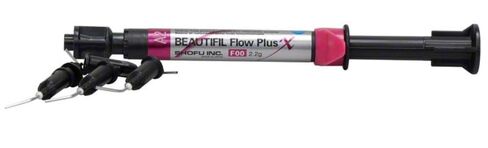 Shofu Dental YE2302 Beautifil Flow Plus X F00 Composite Syringe A2 2.2 Gm in Kuwait