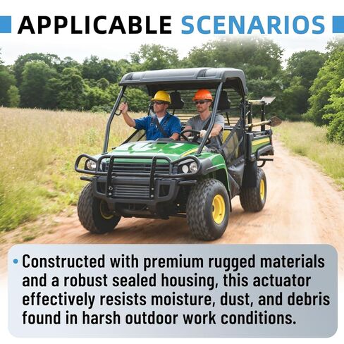 BM20701 Upgraded 12V Electric Cargo Box Power Lift Kit Actuator Compatible with John Deere Gator 4X2 6X4 Trail Worksite TH TS TX Replaces AM133408 AM131228 BM23765 BM21468 BM22870 in Saudi Arabia