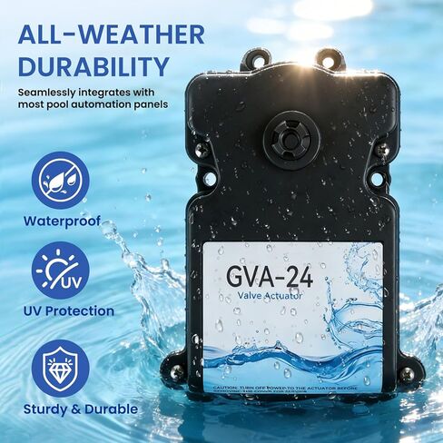 GVA-24 Pool Valve Actuator Replacement, Compatible with Hayward GVA-24, for 2-Port & 3-Port Valves in Saudi Arabia