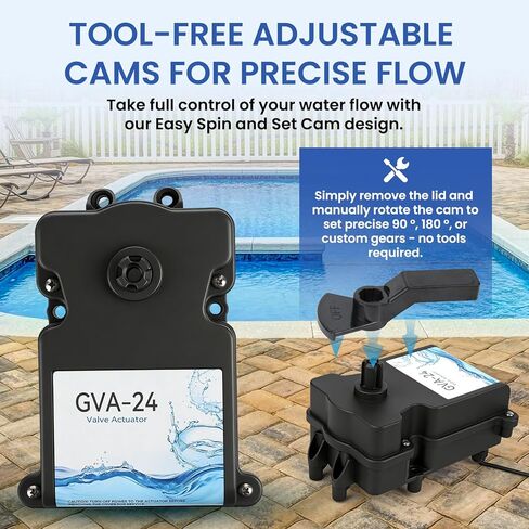 GVA-24 Pool Valve Actuator Replacement, Compatible with Hayward GVA-24, for 2-Port & 3-Port Valves in Saudi Arabia