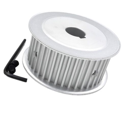 Arc Tooth 44 42 Teeth HTD 5M Timing Pulley Bore 10/12/14/15/16/18/19/20/25 for HTD5M Belt Width 15/20/25mm 44Teeth 42Teeth(35mm-Keyway 10x3.3mm,42 Teeth,25mm W) in Saudi Arabia