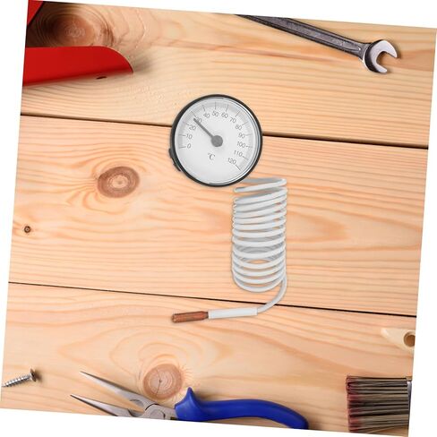 Indoor Thermometer with Liquid Filled Dial High Precision Temperature Gauge 0 120 F for Home Use Compact and Portable Analog Thermometer with Probe in Saudi Arabia