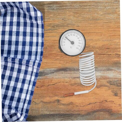 Indoor Thermometer with Liquid Filled Dial High Precision Temperature Gauge 0 120 F for Home Use Compact and Portable Analog Thermometer with Probe in Saudi Arabia