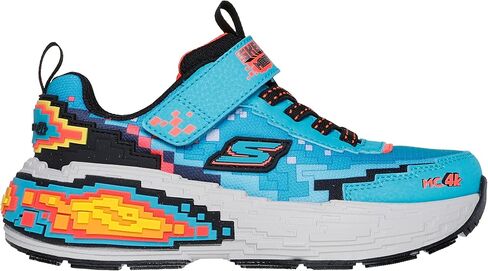 SKECHERS Boy's Mega-Craft 4K Sneaker, Teal/Black, 11 Little Kid in Saudi Arabia