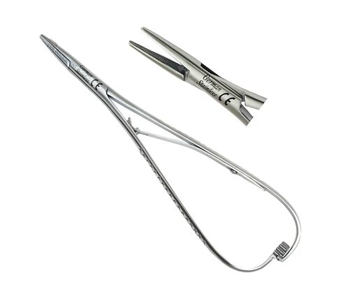 Mathieu Ligature Elastic Placing Plier 7" Needle Holder German Steel CE in Kuwait