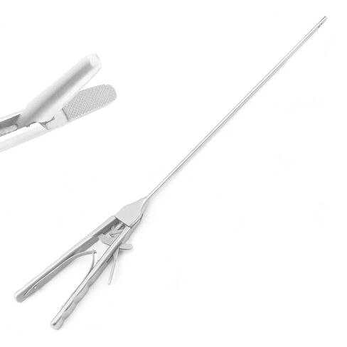 Sinus Needle Holder V Type 5 X 330mm Laparo Endoscope Forceps LP-038 in Saudi Arabia