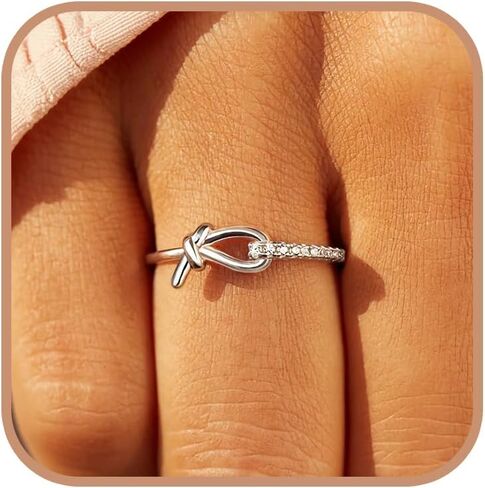 الأم ابنة CZ KNOT RINGS RINGS FRIESSITION in Saudi Arabia