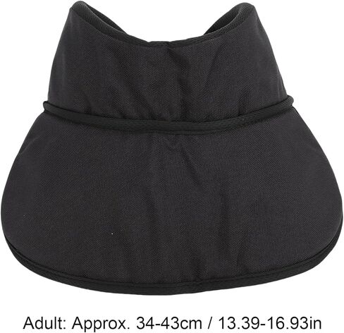 Fabater Hockey Neck Guard, Shock Absorption Breathable Adjustable Youth Hockey Neck Guard Cut with Quick Dry Material for Ice Football Baseball Basketball in Saudi Arabia