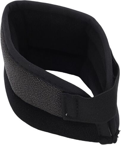 Pwshymi Protective Hockey Neck Guard Comfortable Breathable Adjustable for Ice Hockey Players and Winter Sports, Cut Proof Oxford Fabric, Black in Saudi Arabia