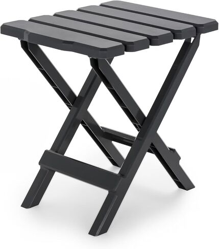 Portable Folding Table, Charcoal Color, Compact Design in Saudi Arabia