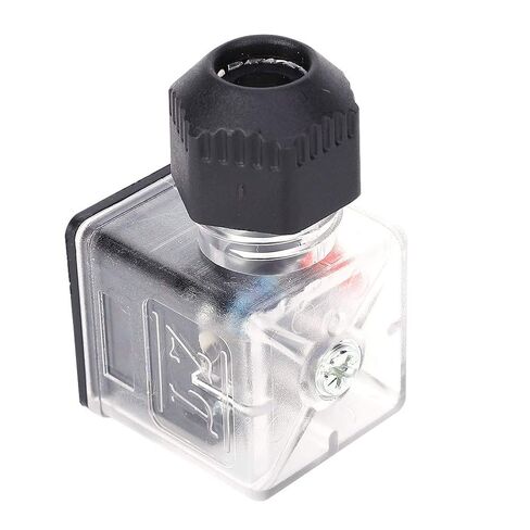 5PCs Plug Transparent with Light Non Cable DC for Solenoid Valve (24V) in Saudi Arabia