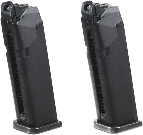 Lancer Tactical 24 Round Magazine for Tandemkross Cthulhu GBB Airsoft Pistol - (Black) x2 in Saudi Arabia