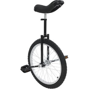 16 Inch Unicycle with Steel Frame, Adjustable Height Unicycle,110 lbs Capacity One Wheel Bike Cycling Unicycles for Daily Fitness Exercise, Cycling, Balance Training in Saudi Arabia