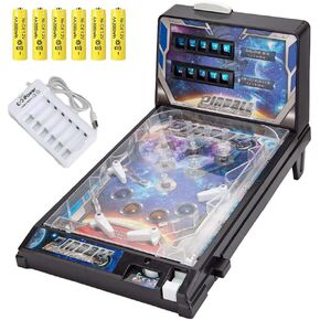 Mini Pinball Game Machine Desktop Ball Shooting Toy (Plug-in Version) in Kuwait