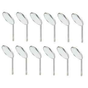 JMU 12 PCS #5 Mouth Mirror Heads, Stainless Steel in Kuwait