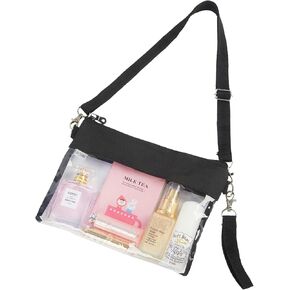 Clearworld Clear Bag for Stadium Events, Clear Crossbody Purse Bag for women, Stadium Approved for Concerts Sports Events Festivals in Kuwait