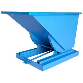 TECHTONGDA قادوس الرافعة الشوكية ذاتي الإغراق 0.68 Cu Yd 2200lbs Cap. قادوس الرافعة الشوكية من الفولاذ الكربوني باللون الأزرق in Kuwait