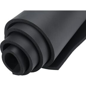 Artilife Closed Cell Foam Sheet Padding Closed Cell Foam Roll,DIY Project Easy Cut Non-Adhesive Multi-Function Soundproof Sponge Sheet (Black(No Adhesive), 3/8" T x 17" W x 60" L) in Kuwait