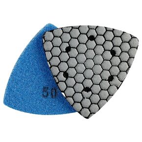 Professional Square Dry Grinding Pads Multifunction Stones Dry Polishing Pads for Stone Craftsmen & Enthusiasts Efficient Surfaces Treatments (Industrial Grade 50) in Kuwait