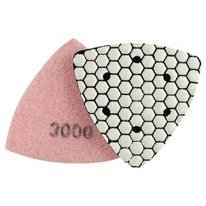 Professional Square Dry Grinding Pads Multifunction Stones Dry Polishing Pads for Stone Craftsmen & Enthusiasts Efficient Surfaces Treatments (Industrial Grade 300) in Kuwait