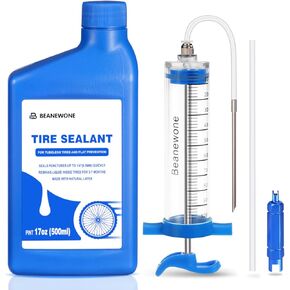 مانع تسرب للإطارات بدون أنبوب، 500 مل، مانع للتسرب طويل الأمد للدراجة لإطارات الدراجات الجبلية والطرق وCX والحصى in Kuwait
