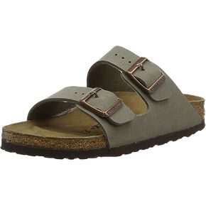 Birkenstock Arizona - Birko-Flor Stone Birkibuc EU 39 Narrow in Kuwait
