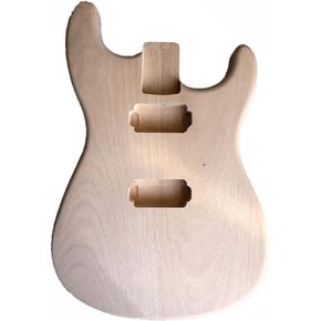 Generic جيتار كهربائي من الماهوجني مشروع فارغ غير مكتمل لاستبدال جسم الجيتار (نموذج 1) in Kuwait