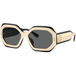 Tory Burch TY7192U 19396i Sunglasses Navy/Beige/Clear Lradient Gray 55mm in Kuwait