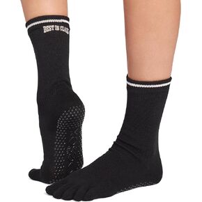 جوارب طاقم القبضة للسيدات في Toesox - طاقم غير متدفق ، إصبع القدم الكامل لليوغا والباليه in Kuwait