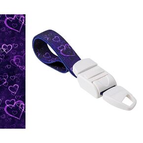 عاصبة ممرضة طبية احترافية سريعة وبطيئة الإصدار بنمط قلوب بنفسجية/أرجوانية in Kuwait