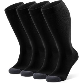FITRELL 4 Pairs Compression Socks for Women & Men, 15-20mmHg Circulation Support for Athletic Travel Daily Wear in Kuwait