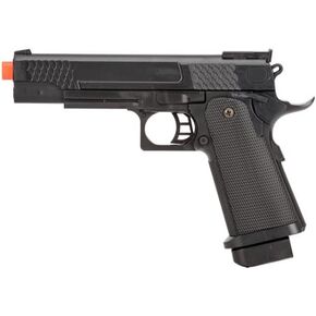 مسدس Airsoft مقاس زنبركي 1911 ABS من البلاستيك Airsoft أسود 160 إطارًا في الثانية in Kuwait
