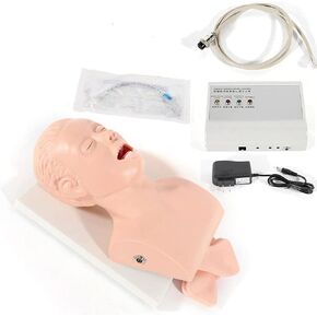 Unterrichtsmodell، Intubationsmodell Erwachsener Atemweg Manikin Studie Unterrichtsmodell، دراسة تدريب على التنبيب الأنفي الفموي، نموذج مدرب إدارة مجرى الهواء 110-220 فولت in Kuwait