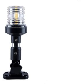 ضوء LED أبيض قابل للطي للأسفل للقارب ضوء مرساة للقارب العائم (12 بوصة) in Kuwait