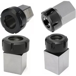 ER25 ER32 ER40 Milling Collet Conversion Replaceable Extension Rod Splice Thread(Square,ER40) in Kuwait