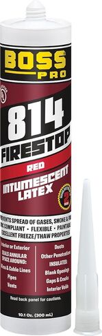 Boss 814 Firestop Calk (RED) Intumescent Latex (Case of 12) in Kuwait